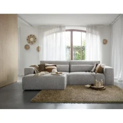 Pronto Wonen 4 zitsbank Lombardy polyetherschuim grijs