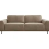 Discount Pronto Wonen 3 zitsbank Pantini microleder bruin excellent comfort
