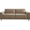 Discount Pronto Wonen 2,5 zitsbank Pantini microleder bruin premium comfort