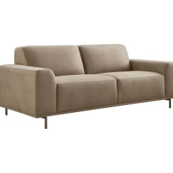 Discount Pronto Wonen 2,5 zitsbank Pantini microleder bruin premium comfort