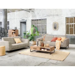 Clearance Pronto Wonen 2,5 zitsbank Provesano polyether zitting beige