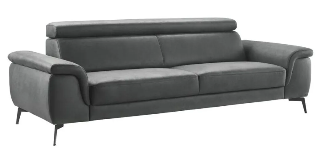 Clearance Pronto Wonen 3,5 zitsbank Tusari HR-schuim zitting antraciet