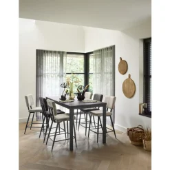 Sale Pronto Wonen Barkruk Gento microvezel antraciet