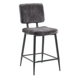 New Pronto Wonen Barkruk Gento velvet antraciet