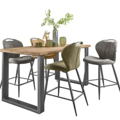 Pronto Wonen Barkruk Tantini microvezel taupe