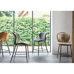 Pronto Wonen Barkruk Tantini microvezel taupe