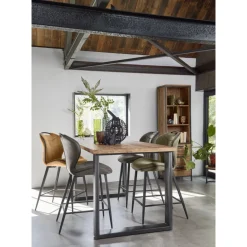 Sale Pronto Wonen Barkruk Tantini microvezel groen
