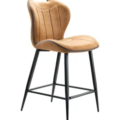 Clearance Pronto Wonen Barkruk Tantini microvezel cognac