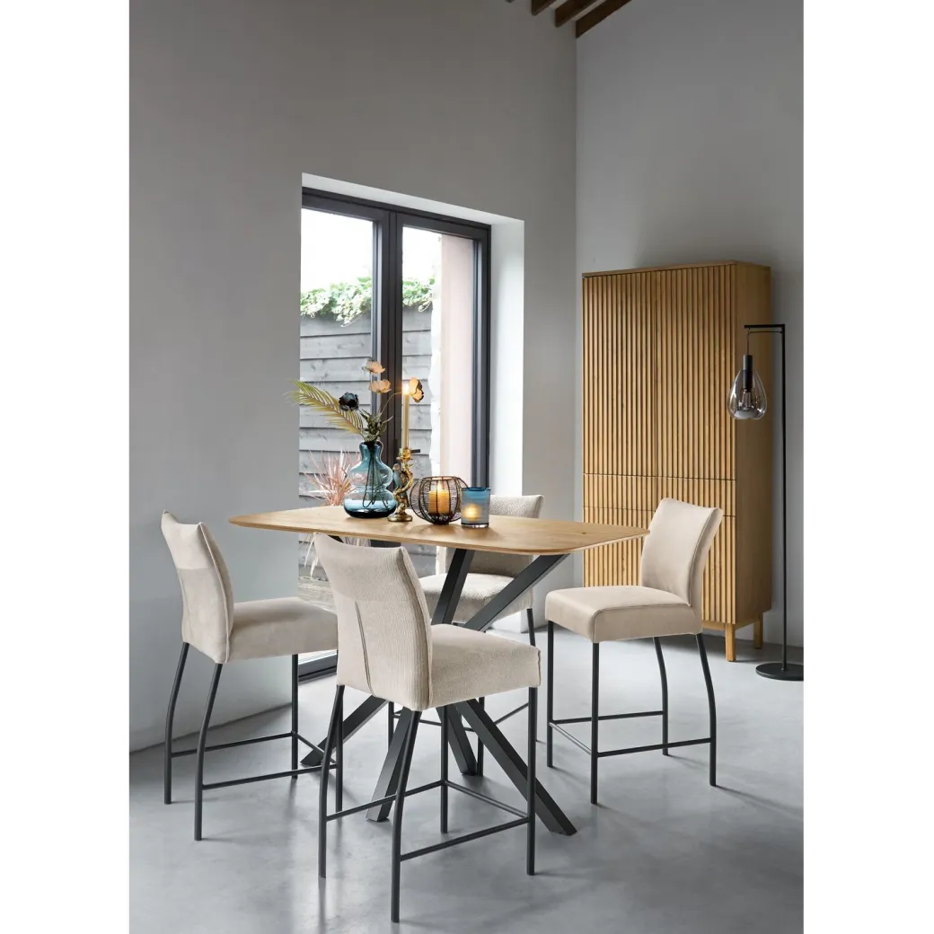 Clearance Pronto Wonen Bartafel Tavolo eikenhout 140x70 cm rechthoekig bruin