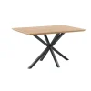 Online Pronto Wonen Bartafel Tavolo 160x90 rechthoek eiken naturel grijs matrixpoot