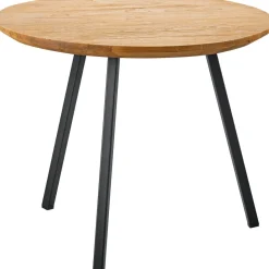 New Pronto Wonen Bijzettafel Aska teak 55 cm rond naturel brushed