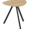 Best Pronto Wonen Bijzettafel Tavolo eikenhout 50x50 cm organisch bruin