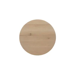 Online Pronto Wonen Bijzettafel Tavolo rond 60 eiken naturel grijs 3-poot
