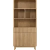 Outlet Pronto Wonen Boekenkast Arrosto eikenhout 203x90x45 cm light roast