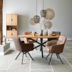 Clearance Pronto Wonen Boekenkast Aska (80 Cm) teak naturel brushed