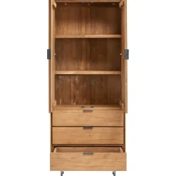 Outlet Pronto Wonen Boekenkast Aska (80 Cm) teak naturel brushed