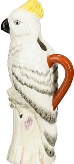 Pronto Wonen Decoratiebeeld Palmoli papegaai wit
