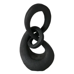Discount Pronto Wonen Decoratiebeeld Predore mat zwart