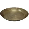 Online Pronto Wonen Decoratieschaal Lomnato goud 50 cm rond