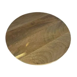 Outlet Pronto Wonen Decoratieschaal Lomnato naturel hout 40 cm rond
