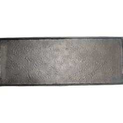 Discount Pronto Wonen Decoratieschaal Trebbia 20x60 cm rechthoekig zwart