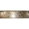 Pronto Wonen Decoratieschaal Trebbia 7,5x28 cm rechthoekig brons