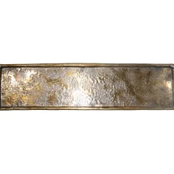Pronto Wonen Decoratieschaal Trebbia 7,5x28 cm rechthoekig brons