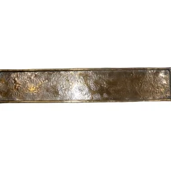 Pronto Wonen Decoratieschaal Trebbia 7,5x38 cm rechthoekig brons
