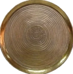 Pronto Wonen Decoratieschaal Trodena brons 58x58 rond