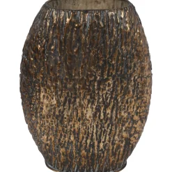 Online Pronto Wonen Decoratievaas Mingardo L brons ovaal