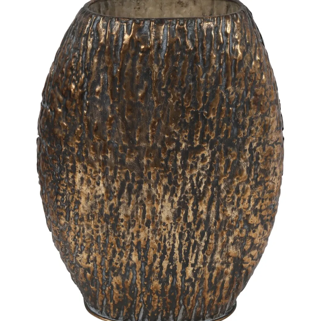 Online Pronto Wonen Decoratievaas Mingardo L brons ovaal