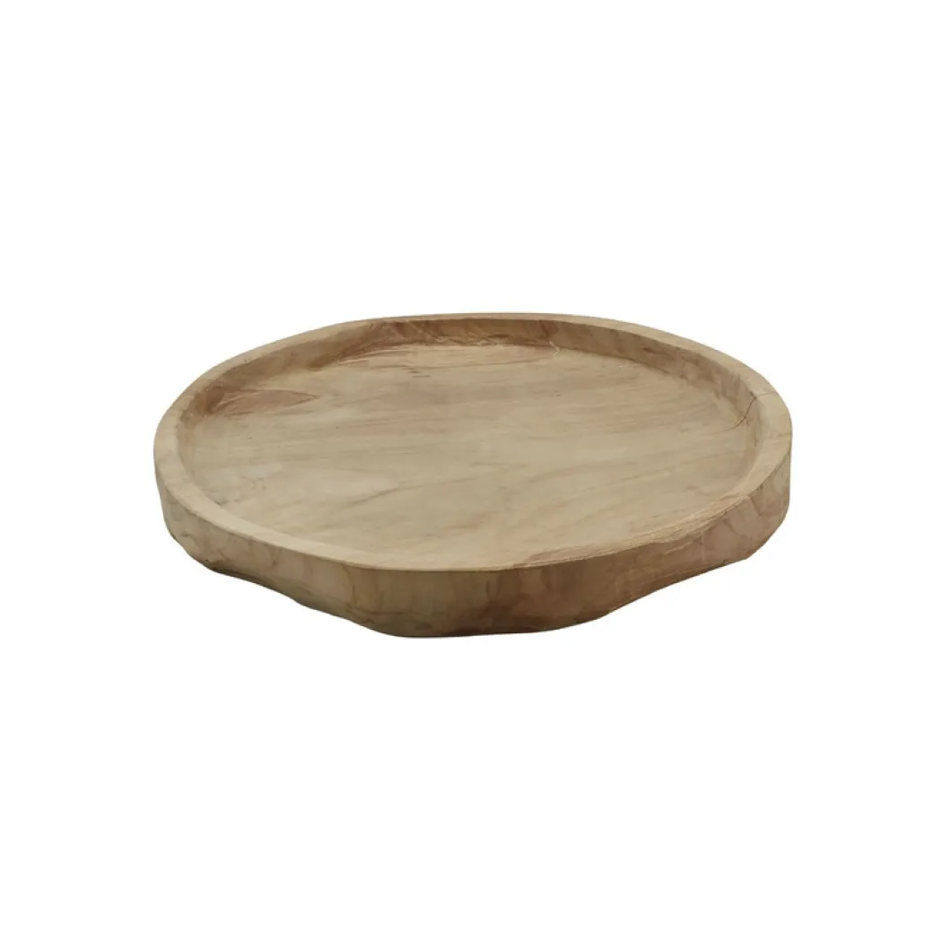 Best Pronto Wonen Dienblad Scaffale rond 40 teak wortel