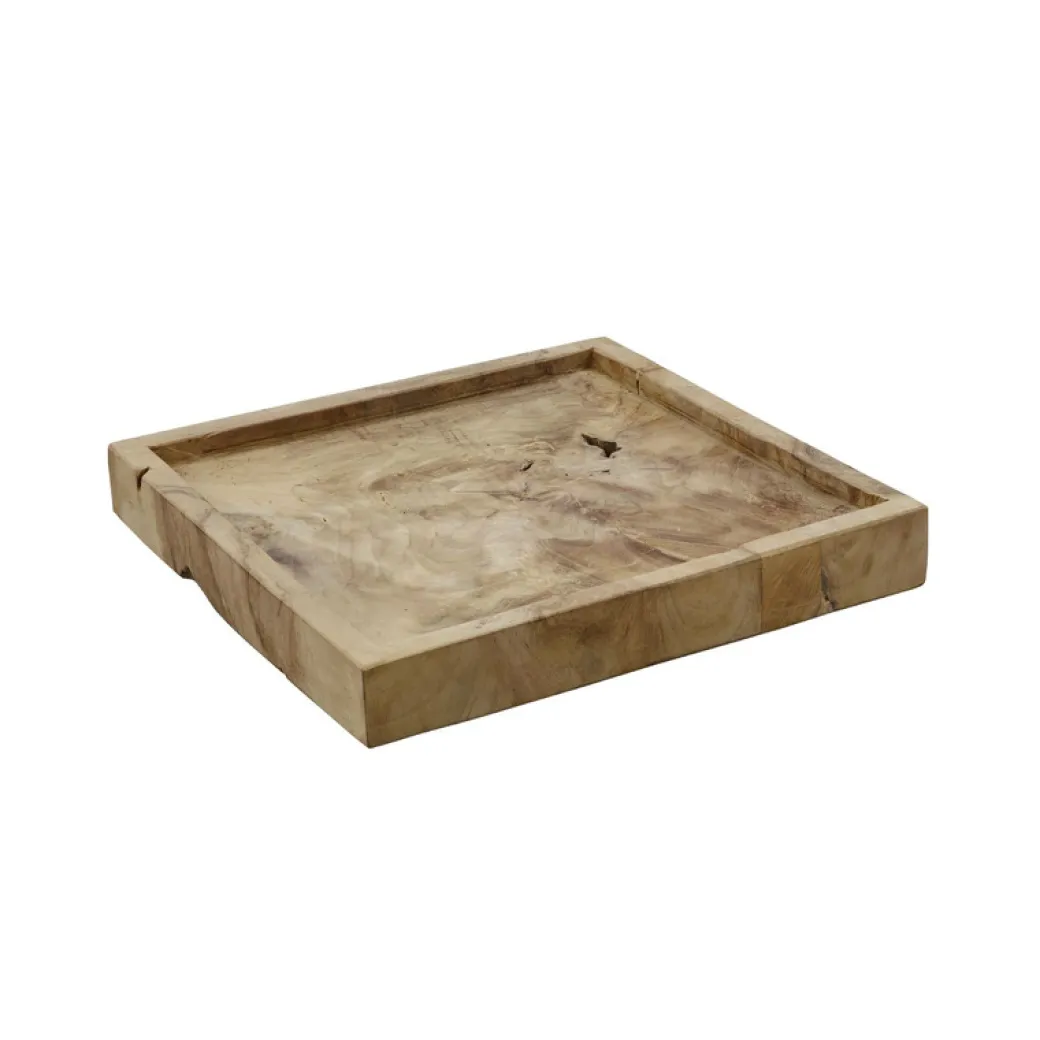 Outlet Pronto Wonen Dienblad Scaffale 40x40 teak wortel