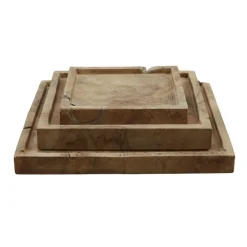Outlet Pronto Wonen Dienblad Scaffale 50x50 teak wortel