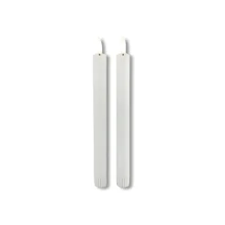 Discount Pronto Wonen Dinerkaars Benevento Led large wit rond set van 2