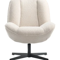 Outlet Pronto Wonen Draaifauteuil Fortenza ecru