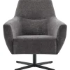 Online Pronto Wonen Draaifauteuil Gudo donkergrijs