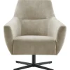 Online Pronto Wonen Draaifauteuil Gudo velvet beige