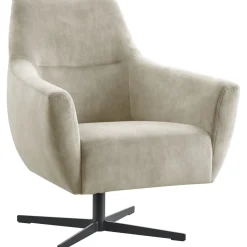 Online Pronto Wonen Draaifauteuil Gudo velvet beige