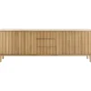 Best Pronto Wonen Dressoir Arrosto eikenhout 76x225x45 cm light roast