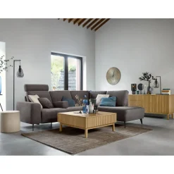 Best Pronto Wonen Dressoir Arrosto eikenhout 76x225x45 cm light roast