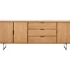 Hot Pronto Wonen Dressoir Aska (195 Cm) teak naturel brushed