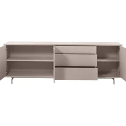 Best Pronto Wonen Dressoir Famosa 76x228x45 cm grijs