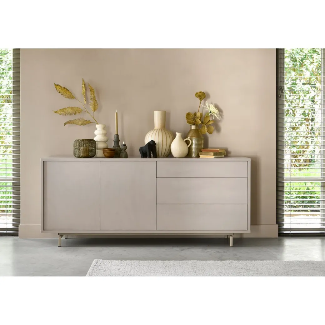 Sale Pronto Wonen Dressoir Famosa 76x180x45 cm grijs