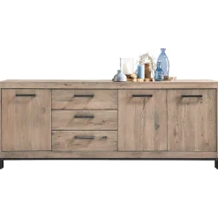 Best Pronto Wonen Dressoir Hevano (207 cm) eikenhout moose