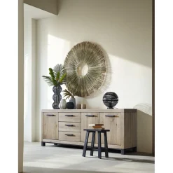 Best Pronto Wonen Dressoir Hevano (207 cm) eikenhout moose