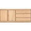Outlet Pronto Wonen Dressoir Lavio (164 cm) eiken naturel grijs