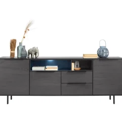 Clearance Pronto Wonen Dressoir Nero (220 cm) noir decor