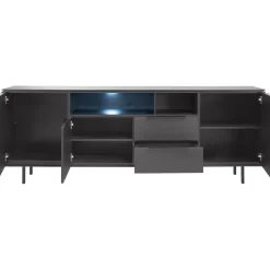 Clearance Pronto Wonen Dressoir Nero (220 cm) noir decor