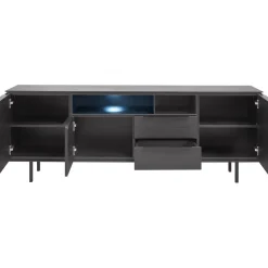Outlet Pronto Wonen Dressoir Nero (180 cm) noir decor